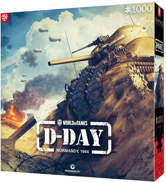 Officiële World of Tanks D-Day Normandy puzzeldoos van 1000 stukjes.
