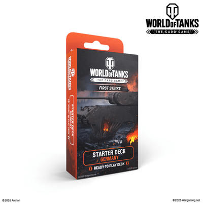World of Tanks First Strike Starter Deck Germany kaartspel doos en inhoud