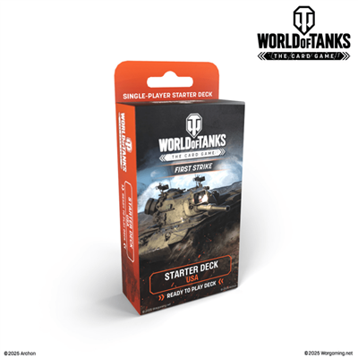 World of Tanks First Strike Starter Deck USA speelkaartendoos van Archon Studio