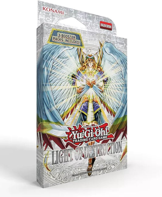 Yu-Gi-Oh! Light of Destruction Reprint 3 Booster Pack blisterverpakking met drie seizoensboosters