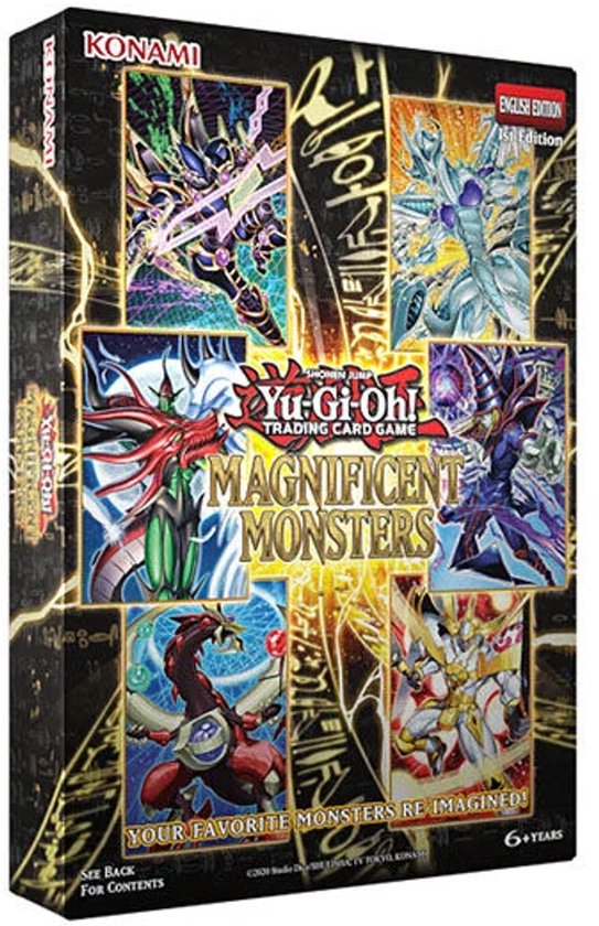 Yu-Gi-Oh! Magnificent Monsters Tuckbox met 3 boosterpacks en Ultra Rare kaarten - vooraanzicht
