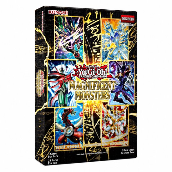 Yu-Gi-Oh! Magnificent Monsters Tuckbox met 3 boosterpacks en Ultra Rare kaarten - verpakking