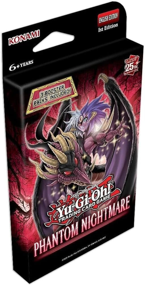 Yu-Gi-Oh Phantom Nightmare booster pack verpakking met officiële TCG branding